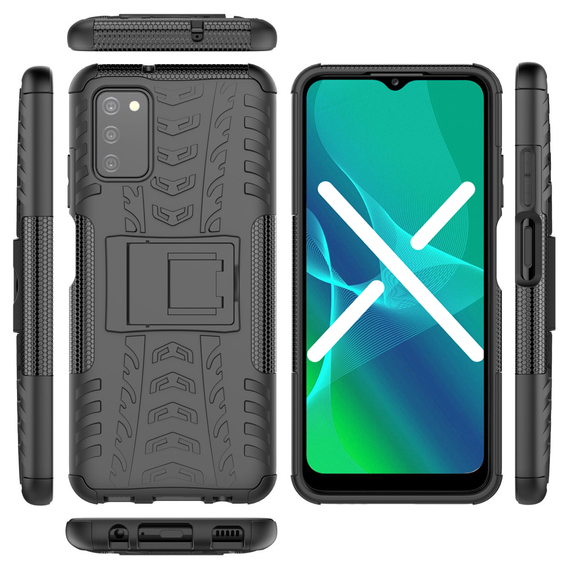 Huse pentru Samsung Galaxy A03s, Tire Armor, negru