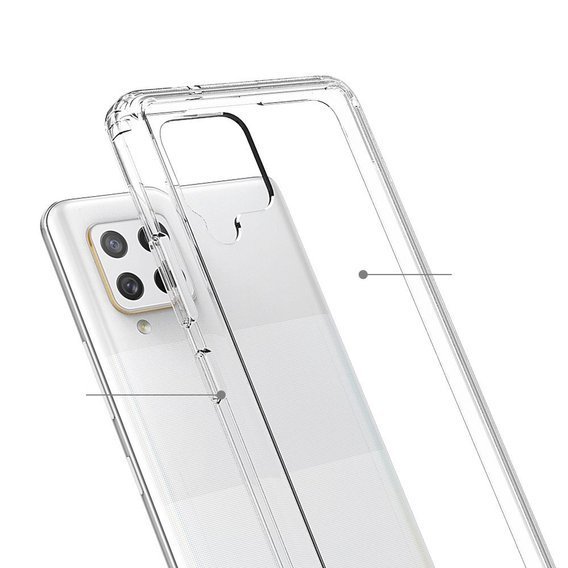 Huse pentru Samsung Galaxy A42 5G, Fusion Hybrid, transparentă