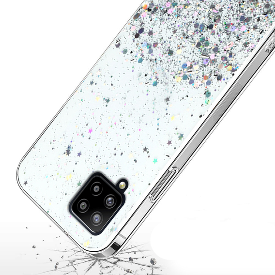 Huse pentru Samsung Galaxy A42 5G, Glittery, transparentă