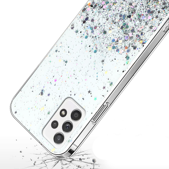 Huse pentru Samsung Galaxy A53 5G, Glittery, transparentă