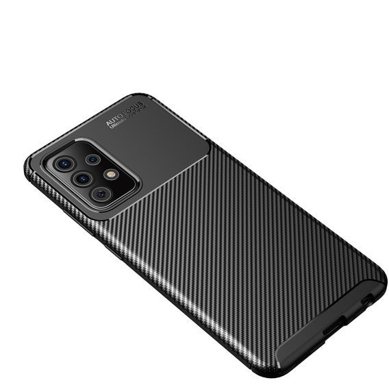 Huse pentru Samsung Galaxy A72 5G, Carbon Gel, negru