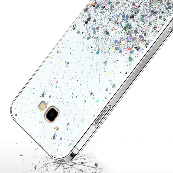 Huse pentru Samsung Galaxy J4 Plus, Glittery, transparentă