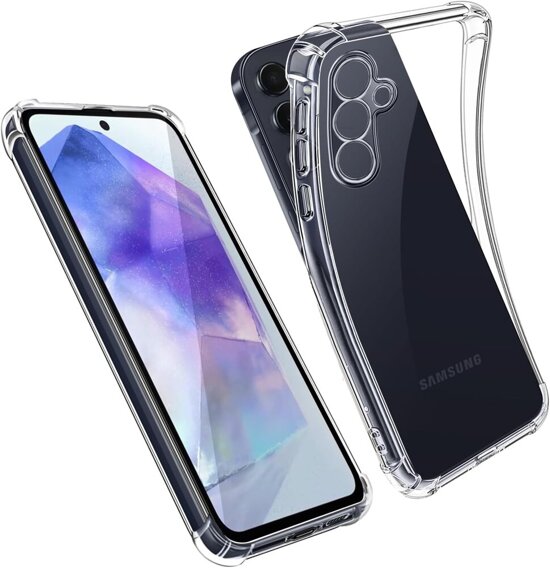 Huse pentru Samsung Galaxy M55 5G, Dropproof, transparentă