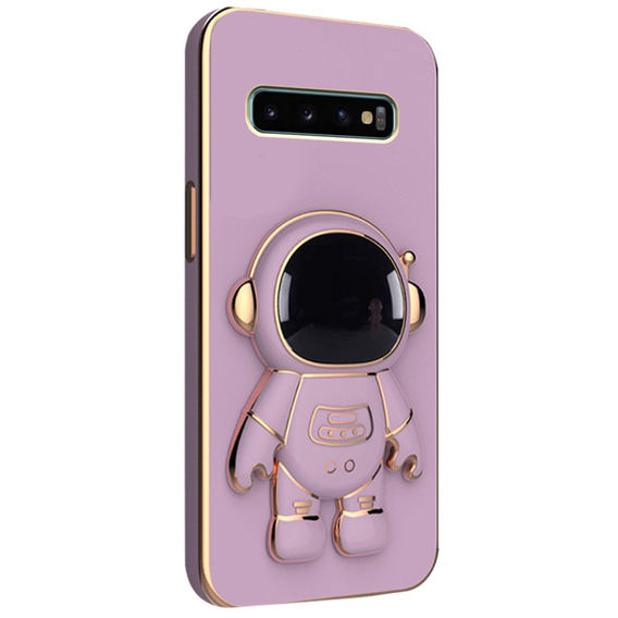 Huse pentru Samsung Galaxy S10, Astronaut, violet