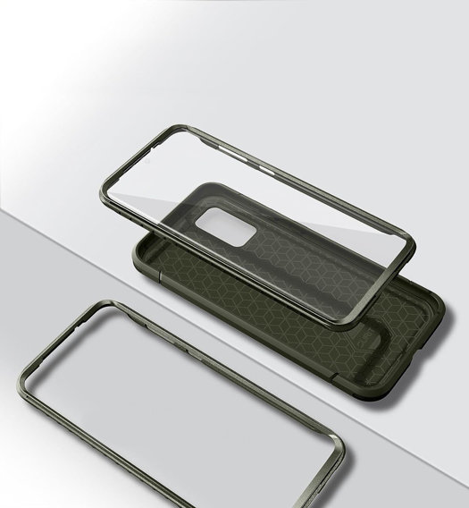 Huse pentru Samsung Galaxy S20, Suritch Basic (Two Frames), verde