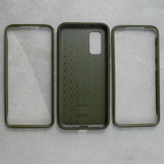 Huse pentru Samsung Galaxy S20, Suritch Basic (Two Frames), verde