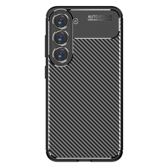 Huse pentru Samsung Galaxy S23, Carbon Gel, negru