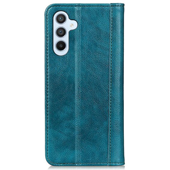 Huse pentru Samsung Galaxy S23 FE, Wallet Litchi Leather, verde