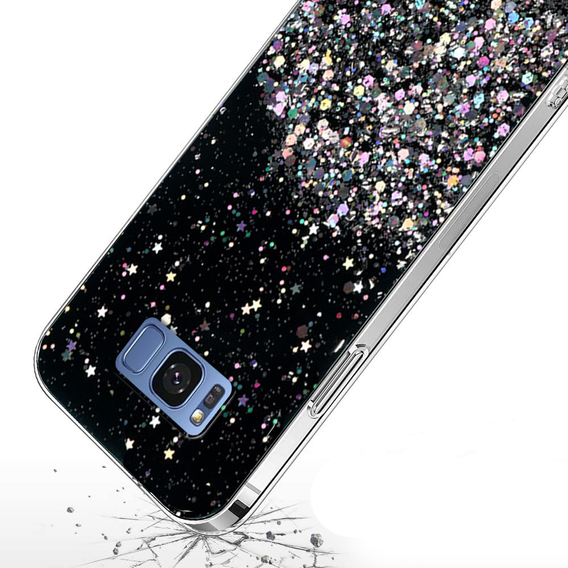 Huse pentru Samsung Galaxy S8, Glittery, negru