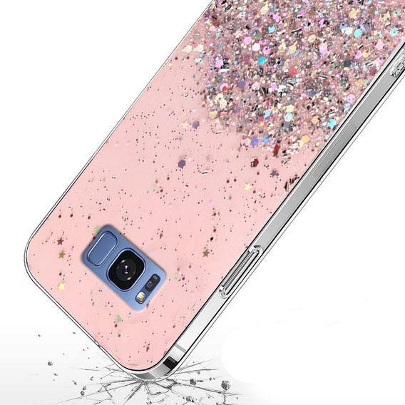 Huse pentru Samsung Galaxy S8, Glittery, roz