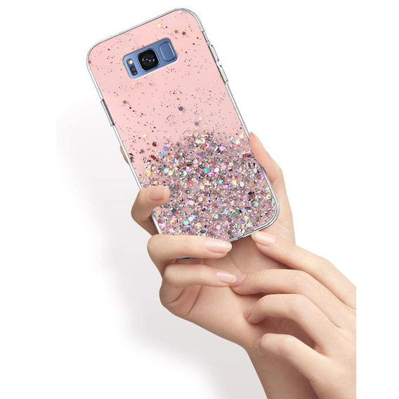 Huse pentru Samsung Galaxy S8, Glittery, roz