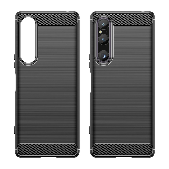 Huse pentru Sony Xperia 1 V, Carbon, negru