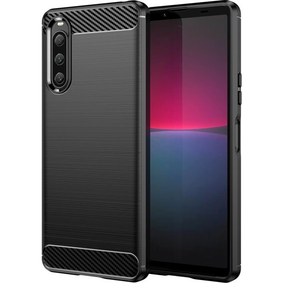 Huse pentru Sony Xperia 10 V, Carbon, negru