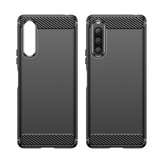 Huse pentru Sony Xperia 10 V, Carbon, negru