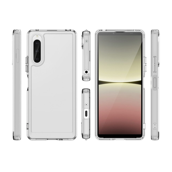 Huse pentru Sony Xperia 10 V, Fusion Hybrid, transparentă