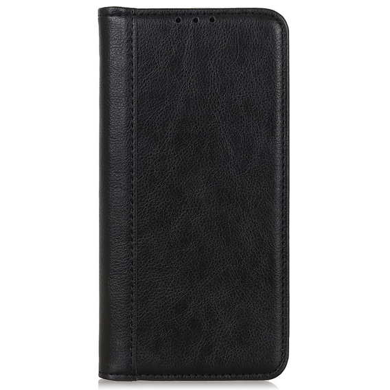 Huse pentru Sony Xperia 10 V, Wallet Litchi Leather, negru