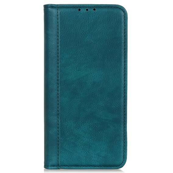 Huse pentru Sony Xperia 5 V, Wallet Litchi Leather, verde