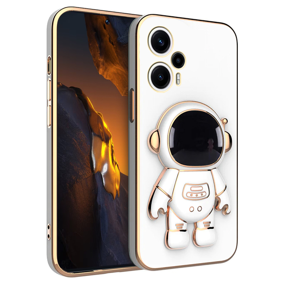 Huse pentru Xiaomi Poco F5, Astronaut, alb