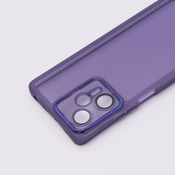 Huse pentru Xiaomi Poco F5, Fusion Hybrid, transparent / violet