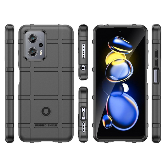 Huse pentru Xiaomi Poco X4 GT 5G, Rugged Shield, negru