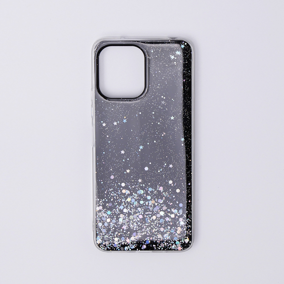 Huse pentru Xiaomi Redmi 12, Glittery, negru