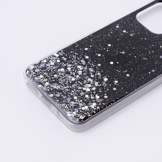 Huse pentru Xiaomi Redmi 12, Glittery, negru