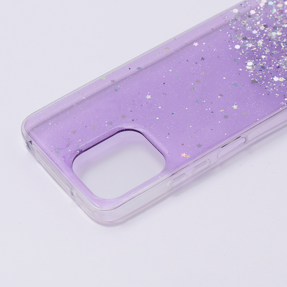 Huse pentru Xiaomi Redmi 12, Glittery, violet