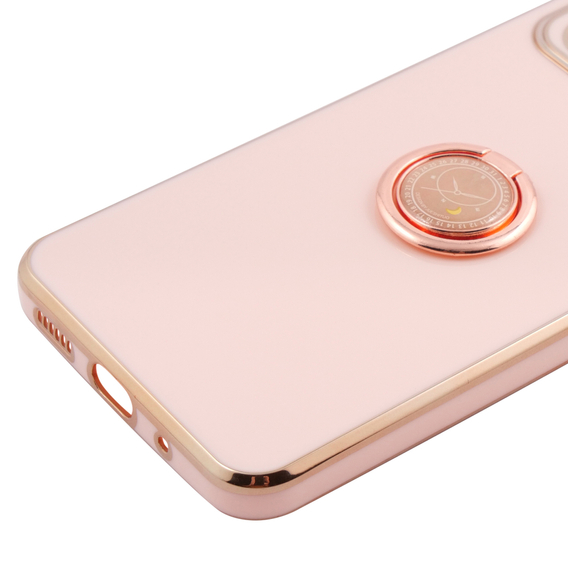 Huse pentru Xiaomi Redmi 12C, Electro Ring, roz rose gold