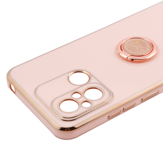 Huse pentru Xiaomi Redmi 12C, Electro Ring, roz rose gold