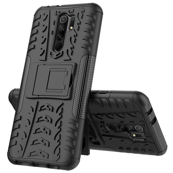 Huse pentru Xiaomi Redmi 9, Tire Armor, negru