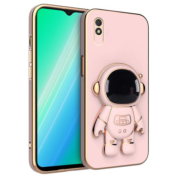 Huse pentru Xiaomi Redmi 9A, Astronaut, roz rose gold