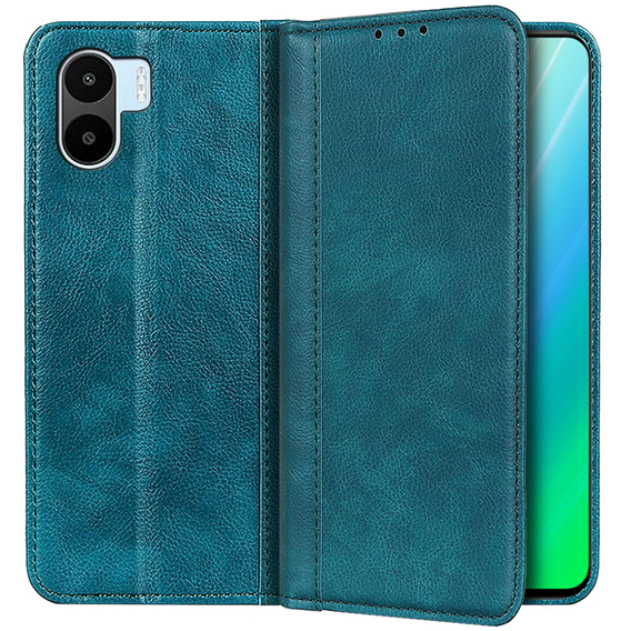 Huse pentru Xiaomi Redmi A1 4G / A2 4G, Wallet Litchi Leather, verde