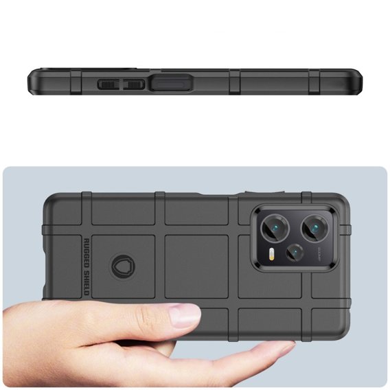 Huse pentru Xiaomi Redmi Note 12 Pro+ 5G, Rugged Shield, negru