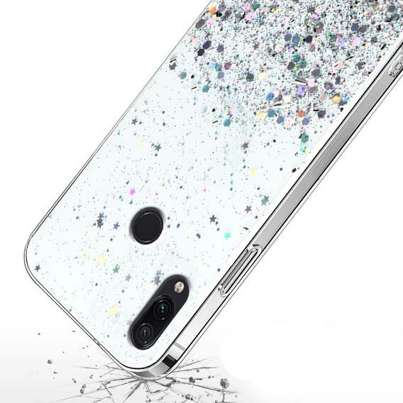 Huse pentru Xiaomi Redmi Note 7, Glittery, transparentă