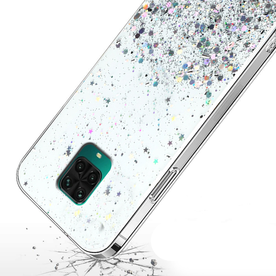 Huse pentru Xiaomi Redmi Note 9S / 9 Pro, Glittery, transparentă