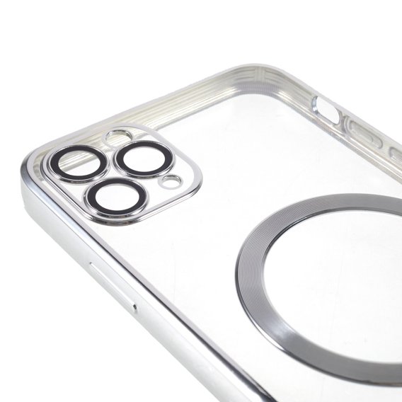 Huse pentru iPhone 11 Pro, MagSafe Hybrid, de argint