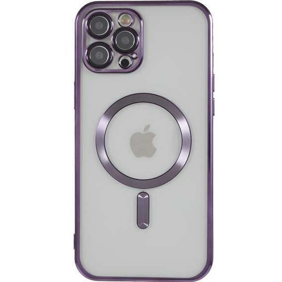 Huse pentru iPhone 12 Pro, MagSafe Hybrid, violet