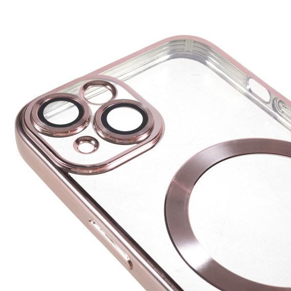 Huse pentru iPhone 14, MagSafe Hybrid, roz