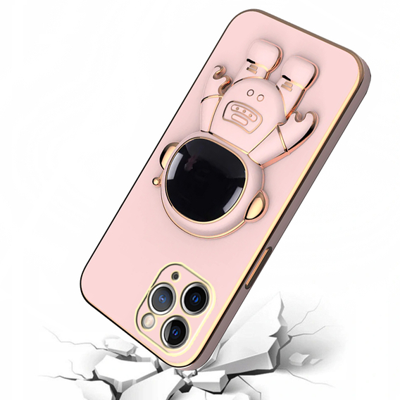 Huse pentru iPhone 14 Pro, Astronaut, roz rose gold