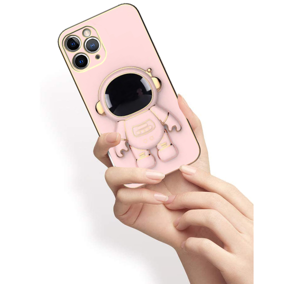 Huse pentru iPhone 14 Pro, Astronaut, roz rose gold