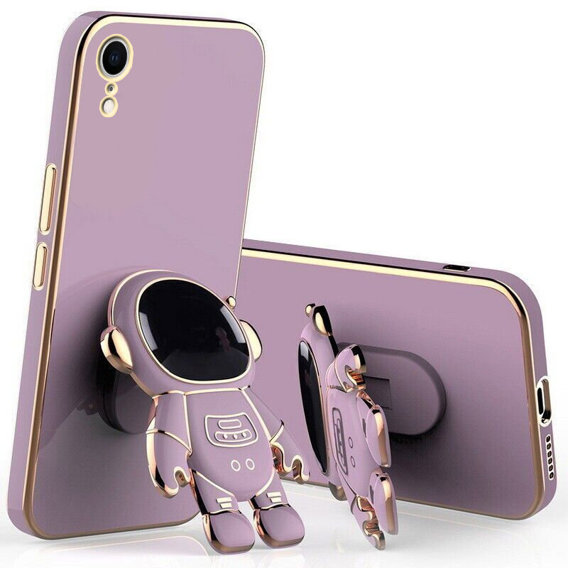 Huse pentru iPhone XR, Astronaut, violet