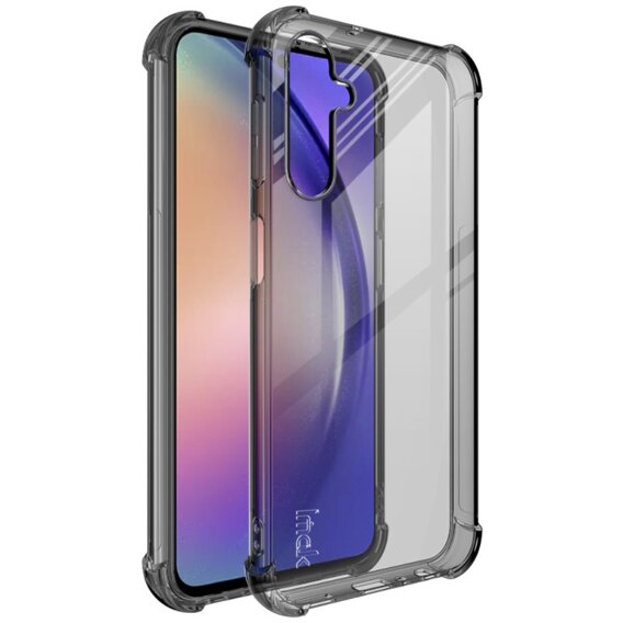 IMAK Huse pentru Samsung Galaxy A25 5G, Dropproof, transparent / negru