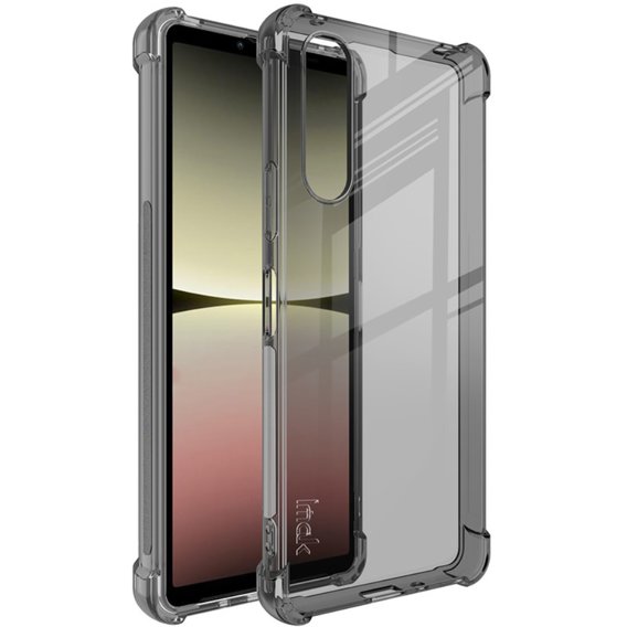 IMAK Huse pentru Sony Xperia 10 V, Dropproof, transparent / negru