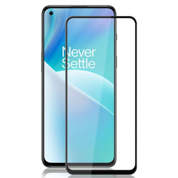 Mocolo Full Glue sticlă călită pentru OnePlus Nord 2T 5G, cadru negru