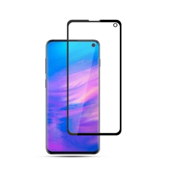 Mocolo Full Glue sticlă călită pentru Samsung Galaxy S10E, cadru negru