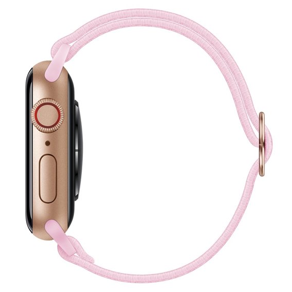 Pasek Nylonowy do Apple Watch 1/2/3/4/5/6/7/8/SE/ULTRA 42/44/45/49mm, Jasnoróżowy