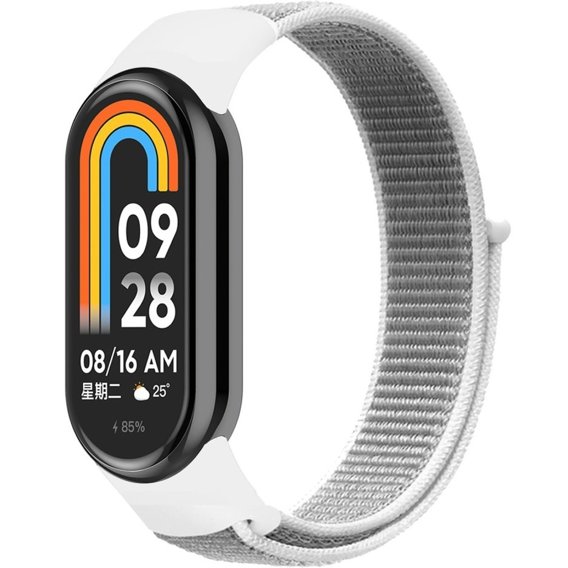 Pasek Nylonowy do Xiaomi Smart Band 8, Biały