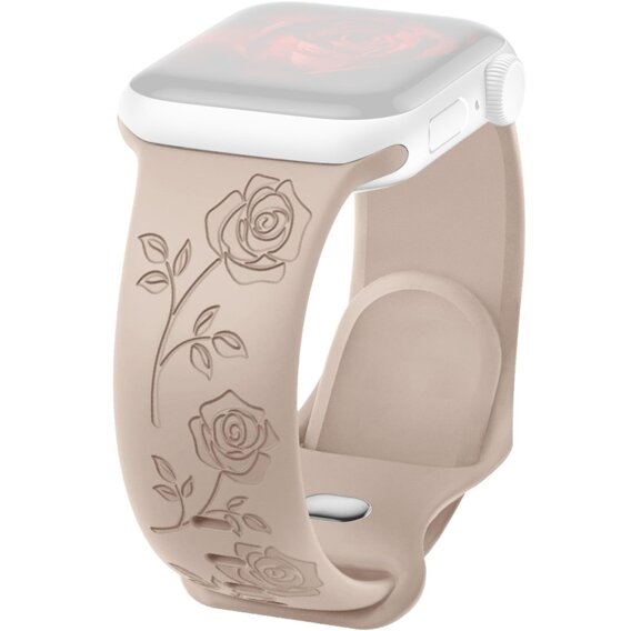 Pasek Silikonowy do Apple Watch 1/2/3/4/5/6/7/8/SE/ULTRA 42/44/45/49MM, Pomarańczowy