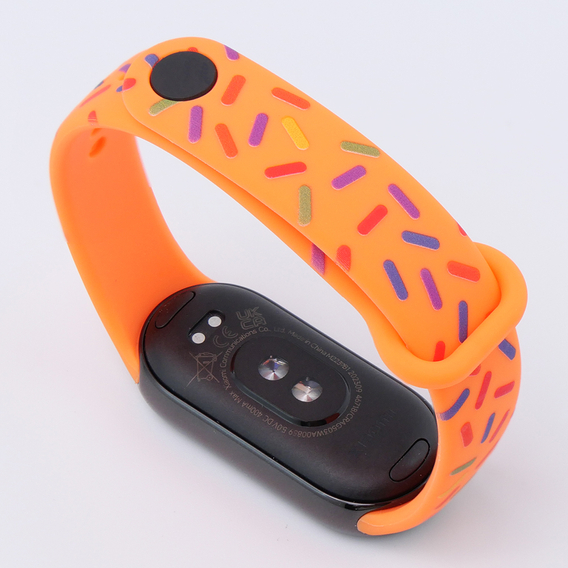 Pasek Silikonowy do Xiaomi Redmi Smart Band 2, Czarny