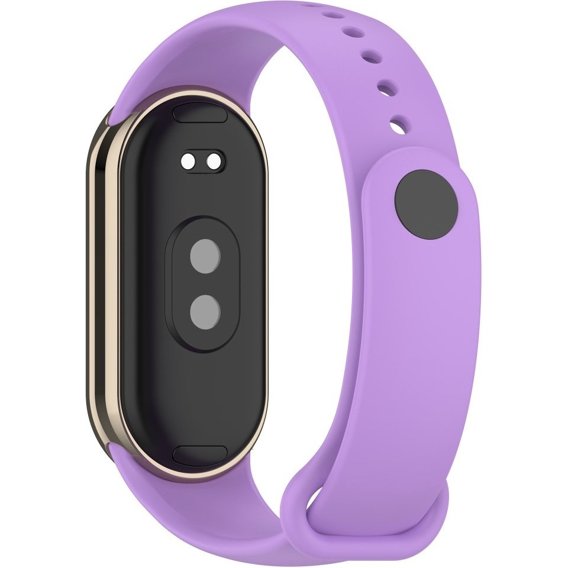 Pasek Silikonowy do Xiaomi Smart Band 8, Fioletowy